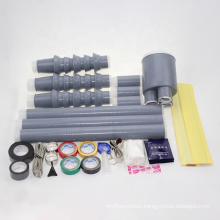 Silicone Rubber Insulation Sleeve 35KV 3 Core Outdoor Cold shrink tube printer for Power Cable Termination Kits